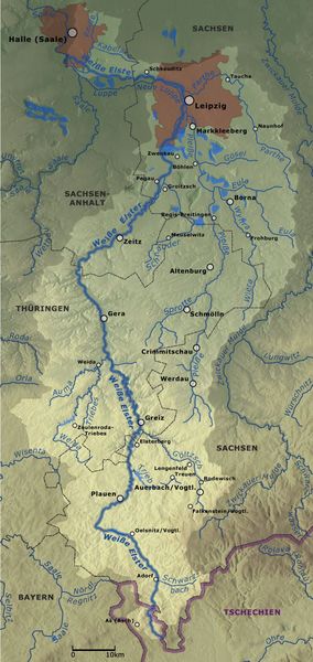 Die Flusslandschaft des Jahres 2020/2021: Weiße Elster